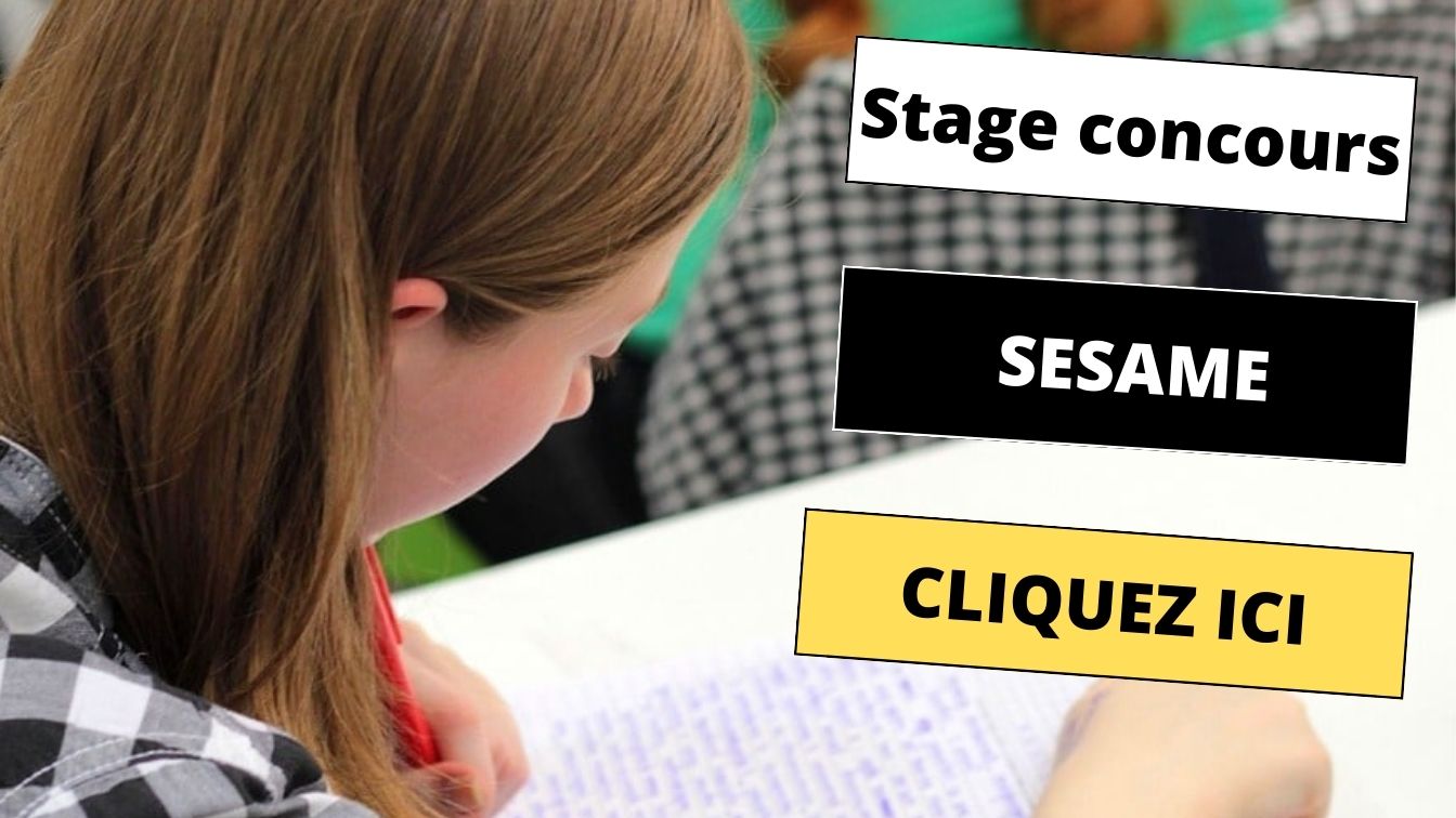 Stage pour le concours SESAME, ce qu'il faut savoir